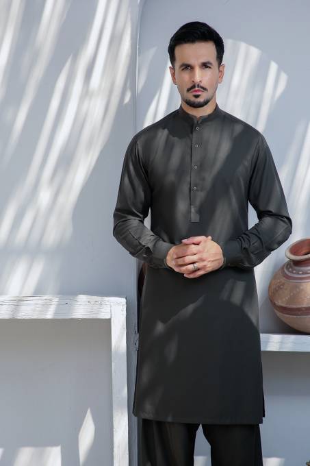 Dark Green Shalwar Kameez Suit MN-007