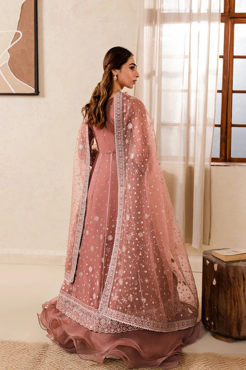 Blush Pink Embroidered Dress LF-021