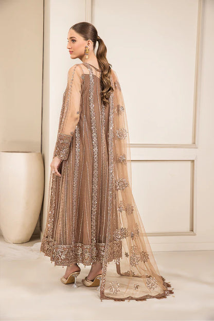 Embroidered Festive Formal Net Dress LF-040