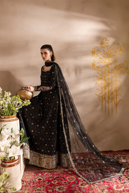 Black formal Pakistani Dress online in USA