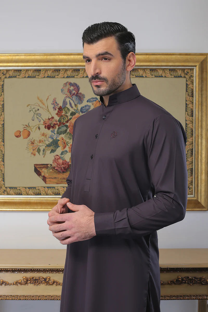 Purple Greyish Shalwar Kameez MN-002