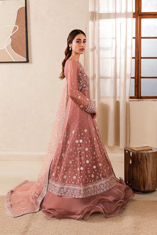 Blush Pink Embroidered Dress LF-021