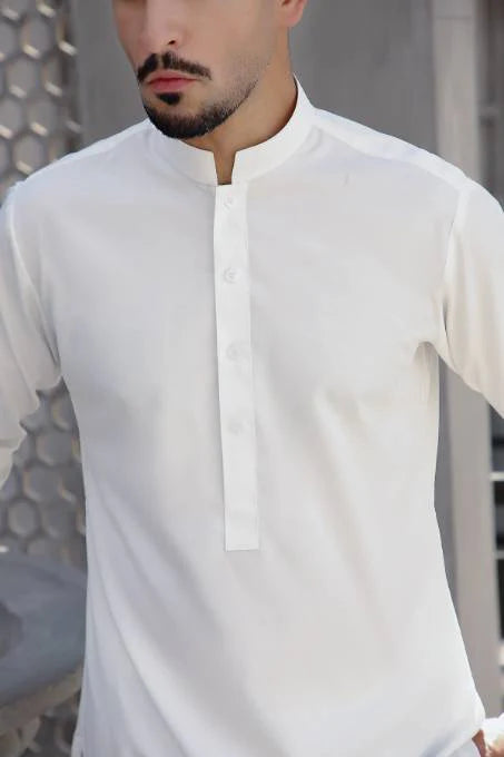 White Kurta & Pants MK-005