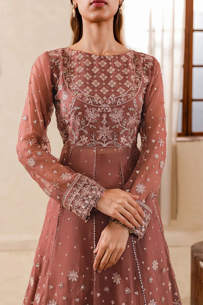 Blush Pink Embroidered Dress LF-021