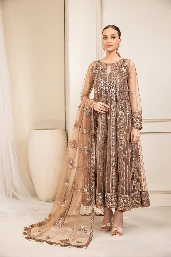 Embroidered Festive Formal Net Dress LF-040