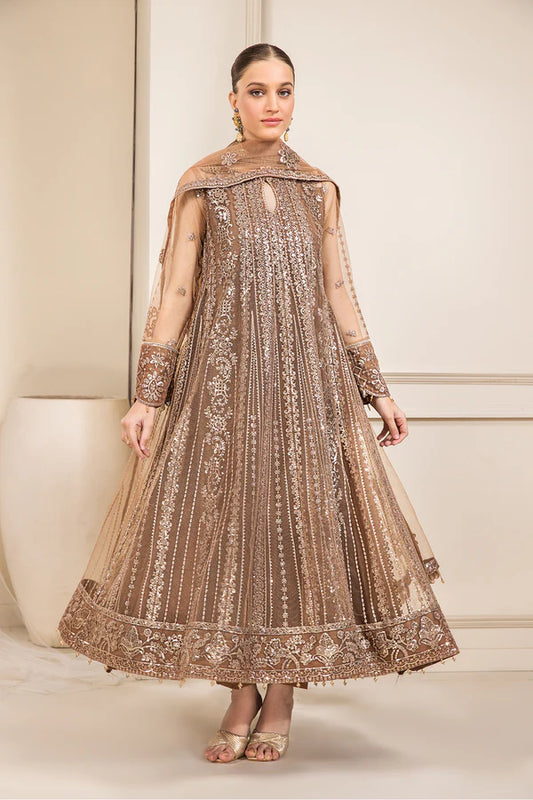 Embroidered Festive Formal Net Dress LF-040