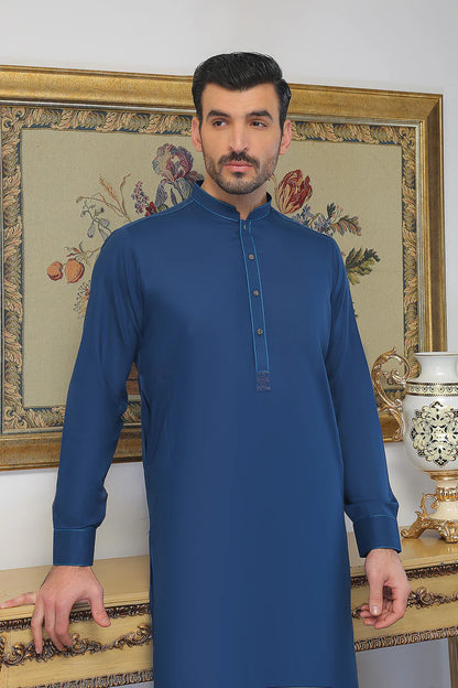 Dark Blue Shalwar Kameez MN-004