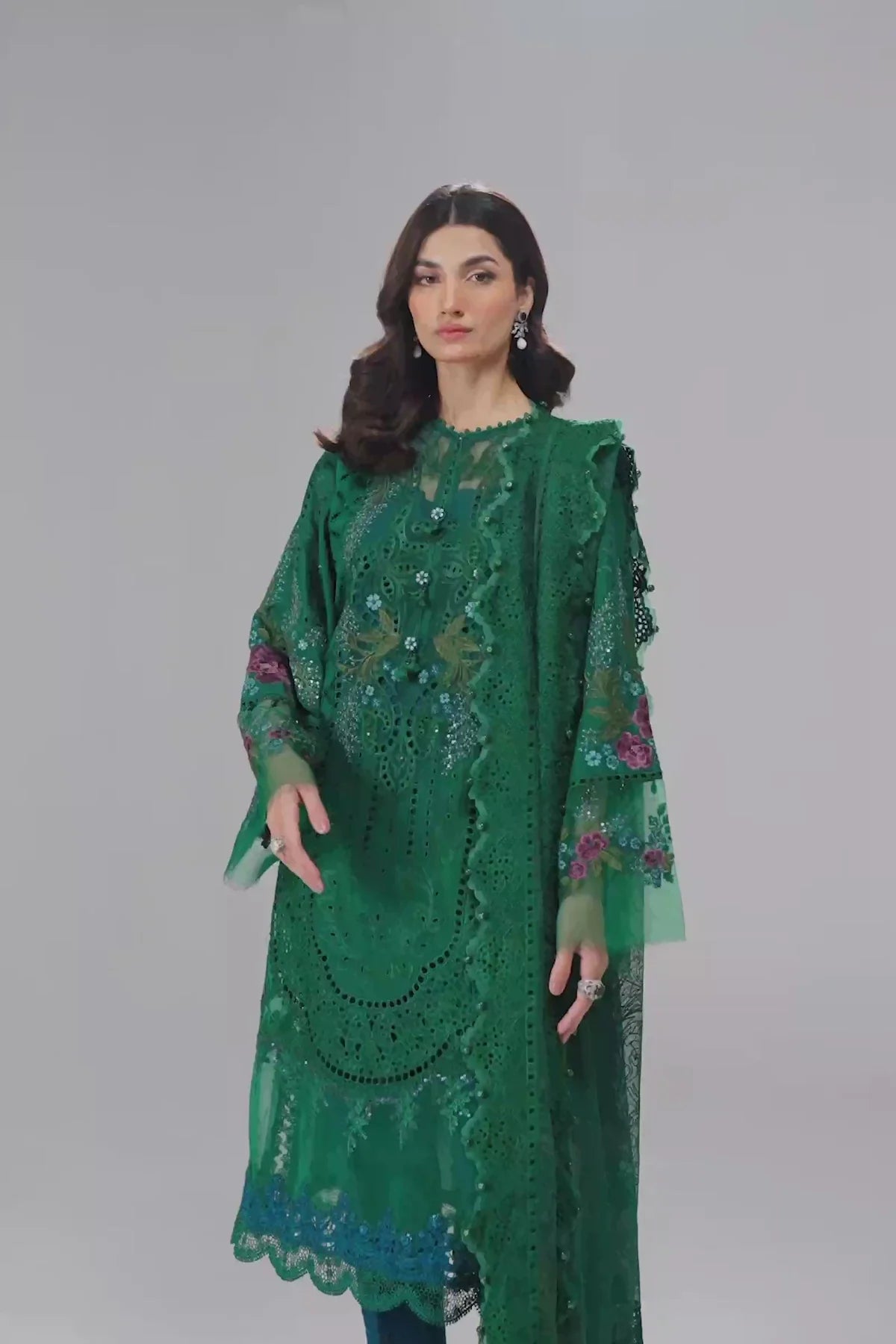 Maria B. Pakistan Lawn Dress