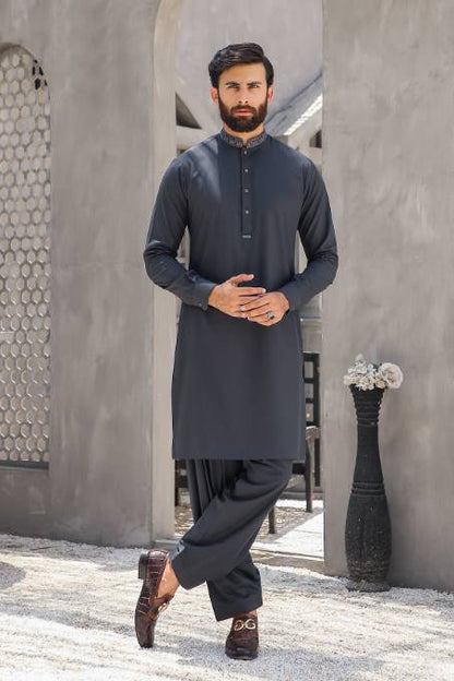 Grey Shalwar Kameez MN-005