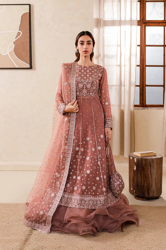 Blush Pink Embroidered Dress LF-021