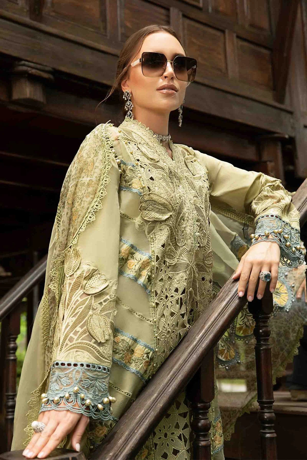 Maria B. Pakistani Lawn Dress