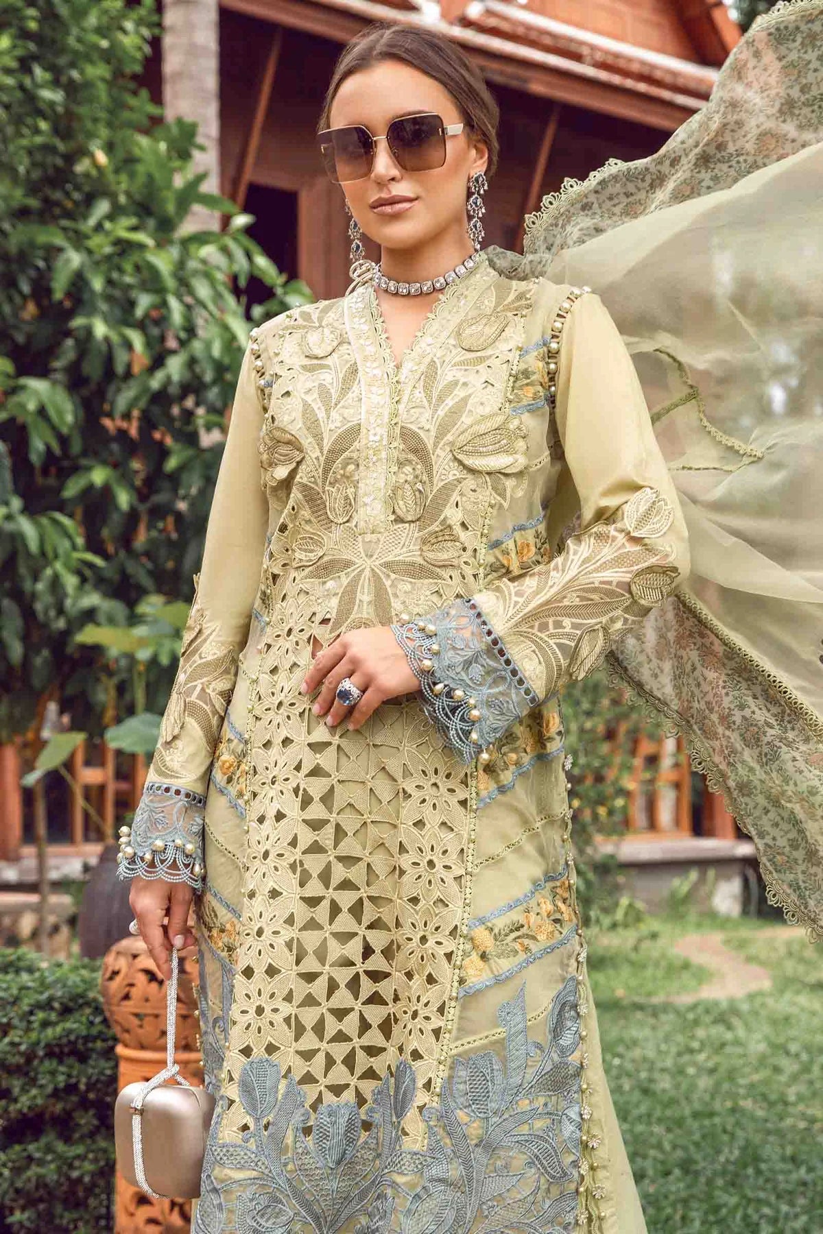 Maria B. Pakistani Lawn Dress