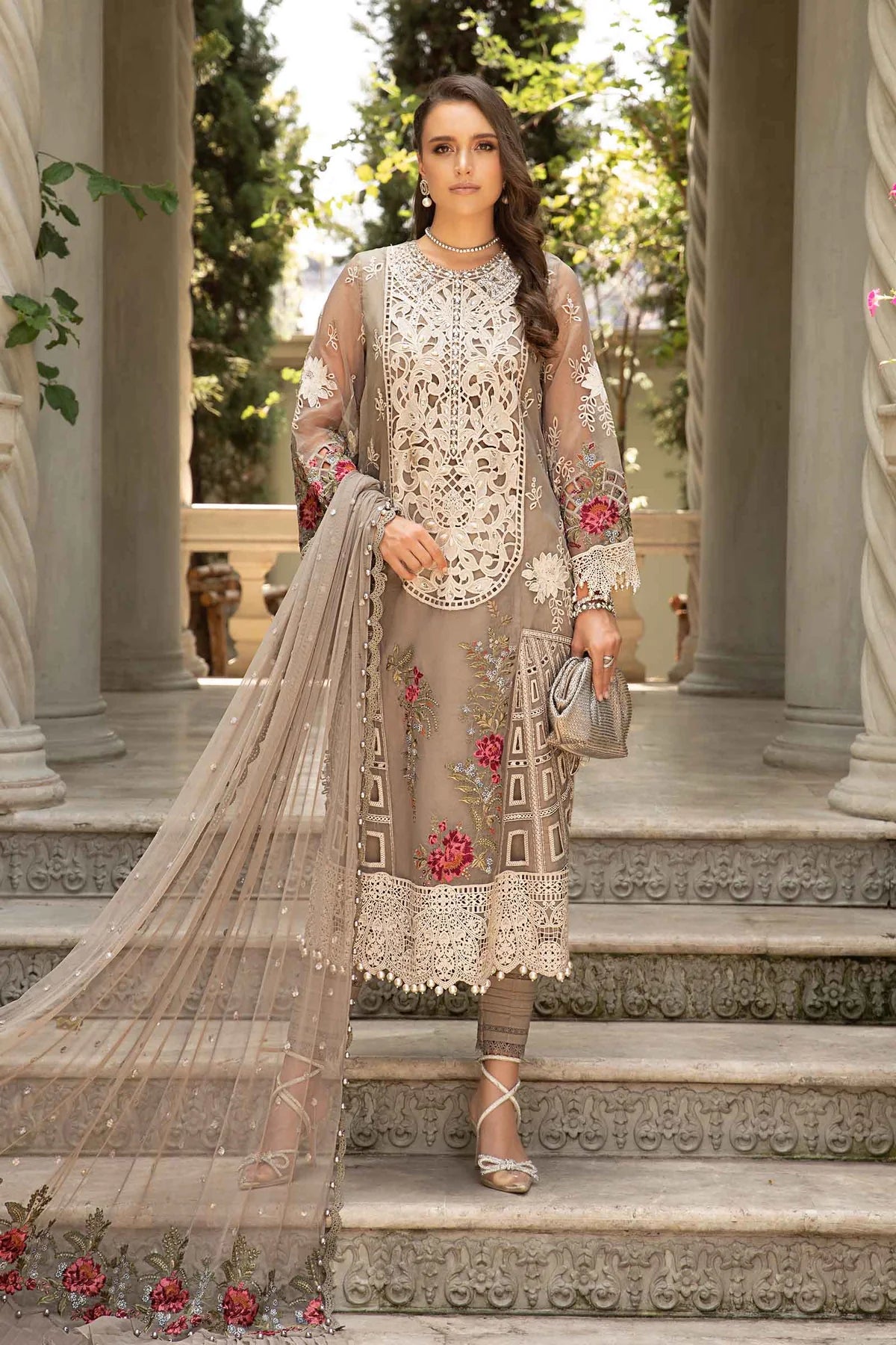 Maria B Pakistani Lawn Dress