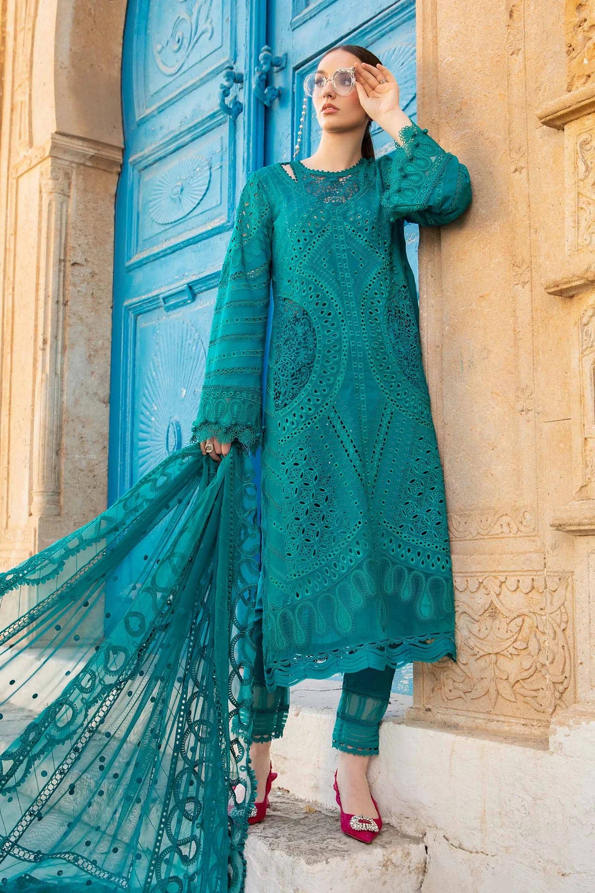 Maria B. Pakistani Lawn Dress