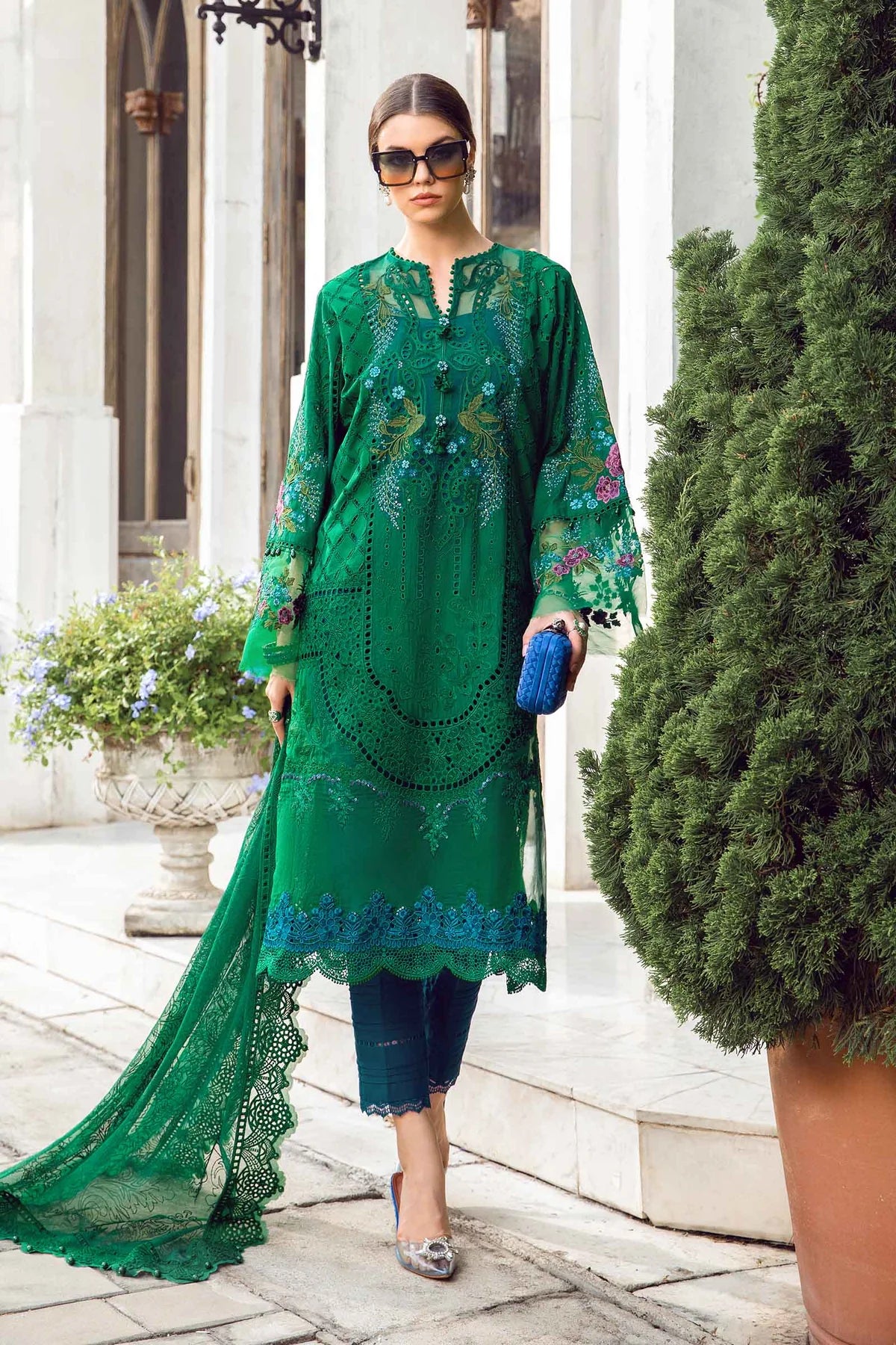 Maria B. Pakistan Lawn Dress