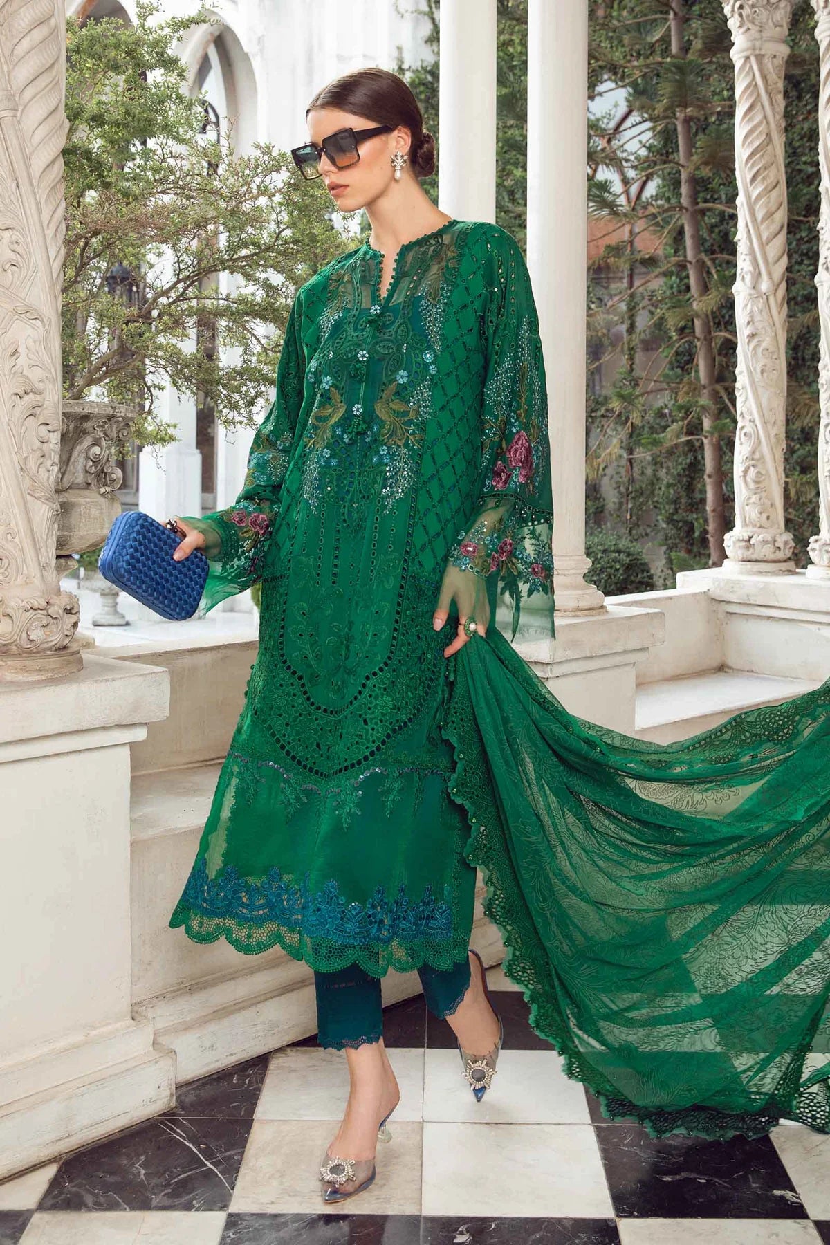 Maria B. Pakistan Lawn Dress