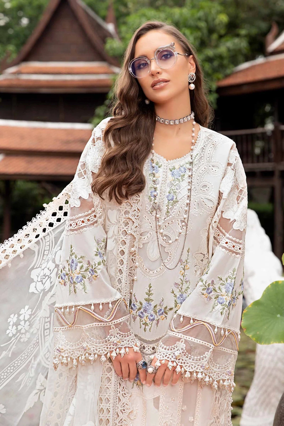 Maria B Pakistani Lawn Dress