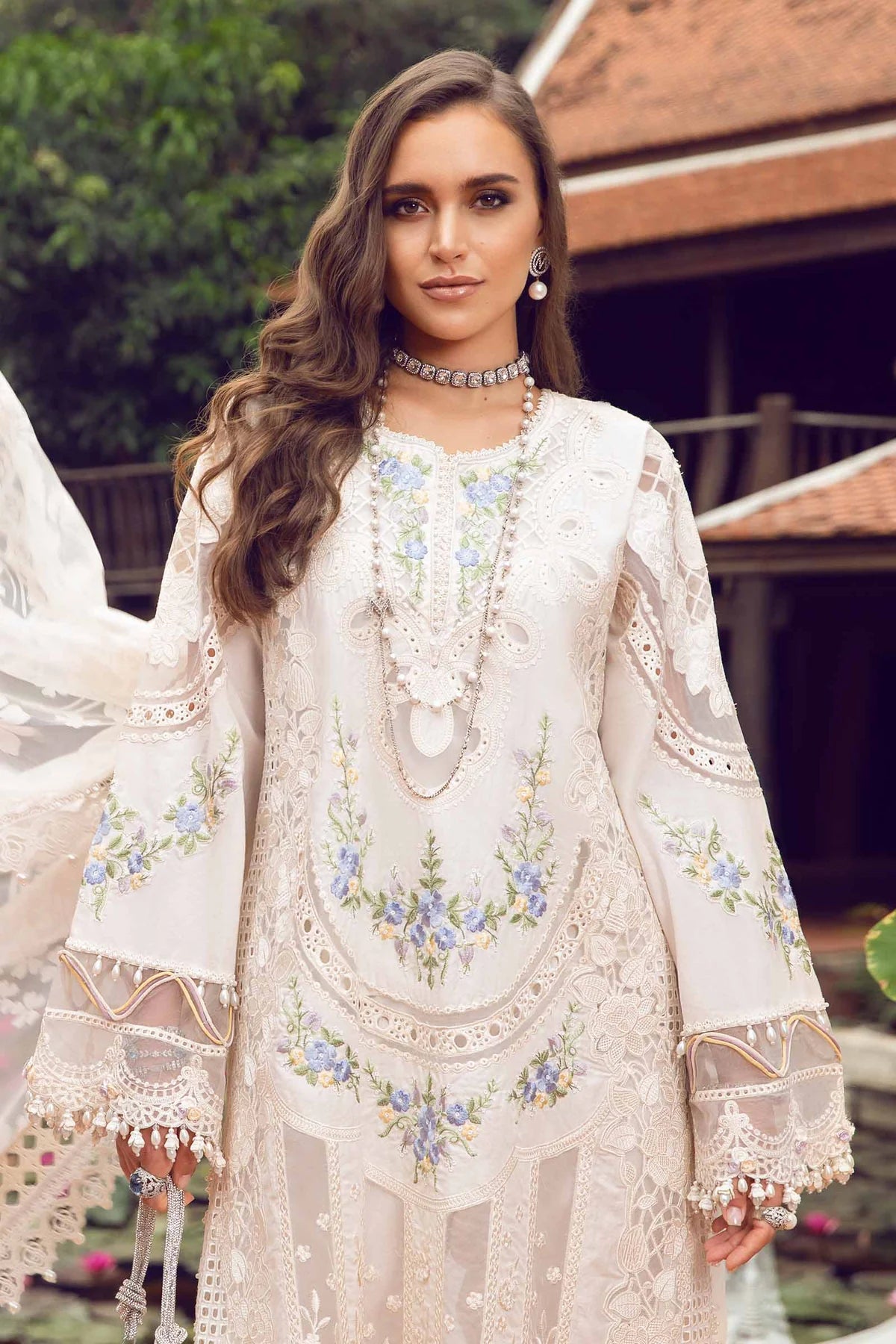 Maria B Pakistani Lawn Dress