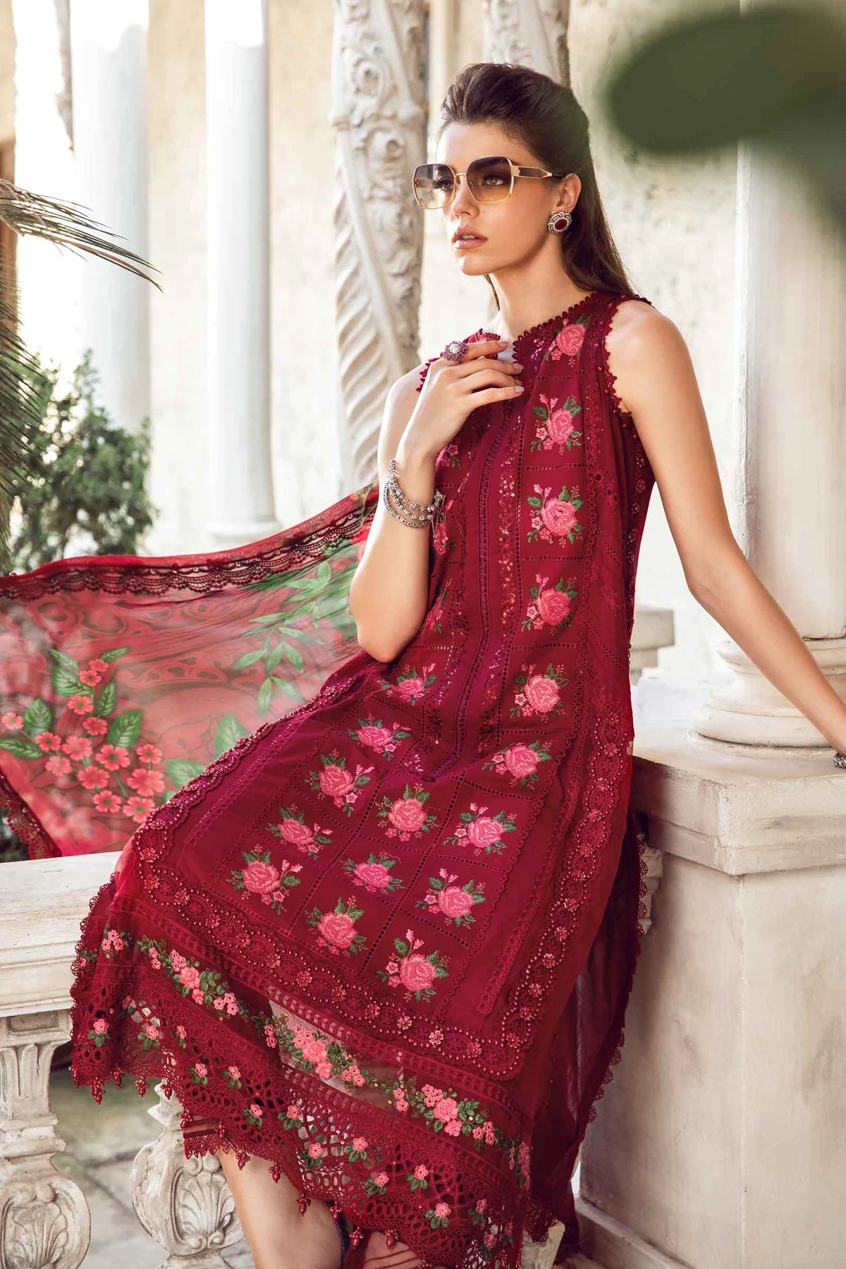 Maria B. Pakistani Lawn Dress