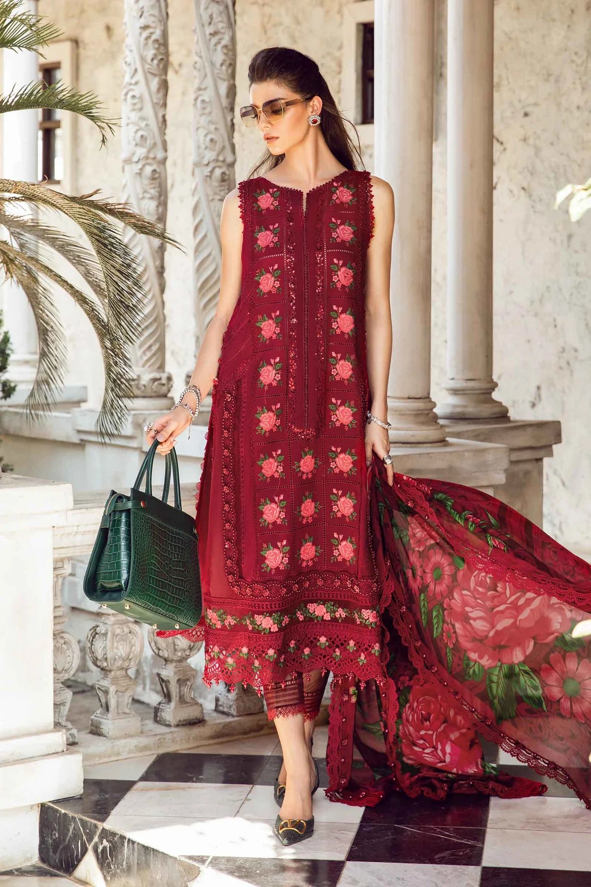 Maria B. Pakistani Lawn Dress