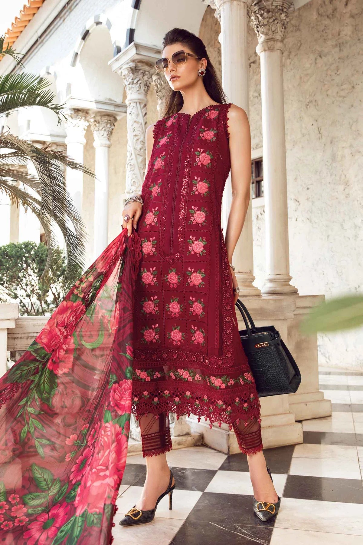 Maria B. Pakistani Lawn Dress