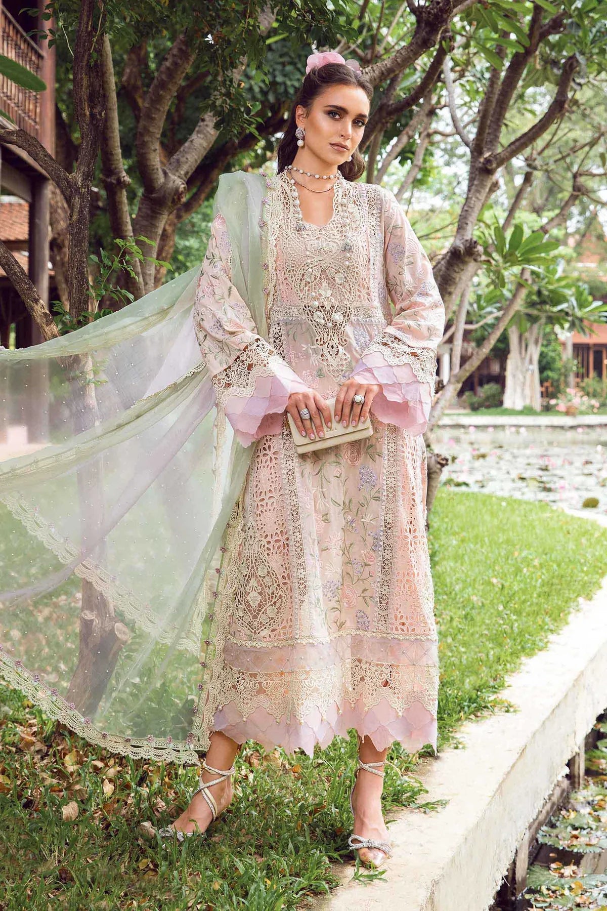 Maria B. Pakistani Lawn Dress