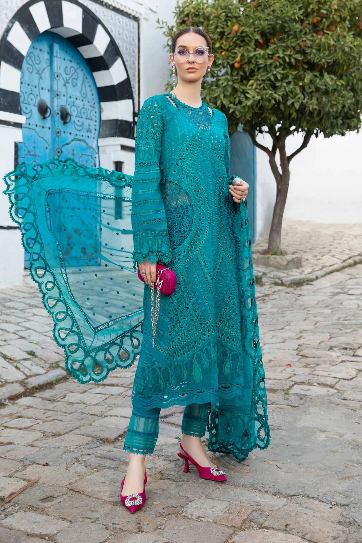 Maria B. Pakistani Lawn Dress