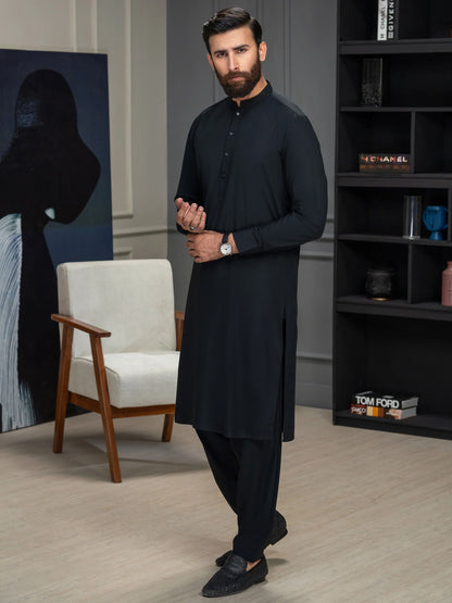 Black Men Shalwar Kameez MN-012