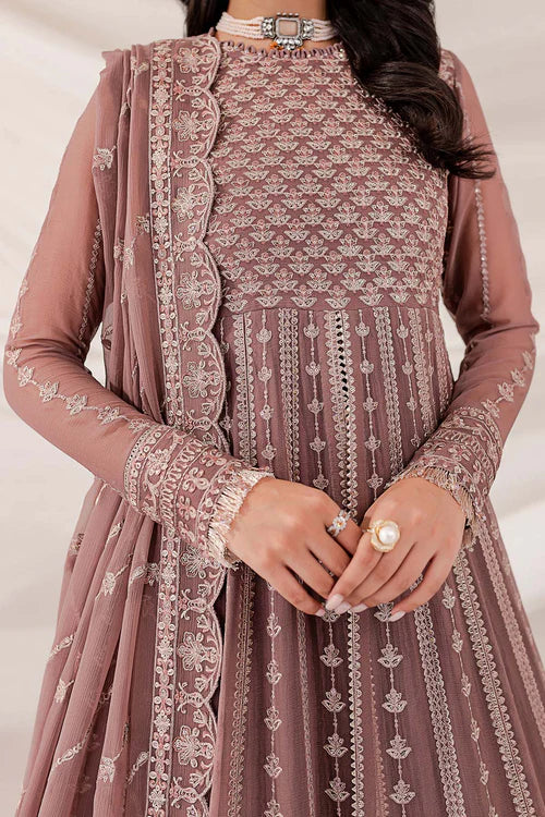 Embroidered Chiffon Dress LF-039