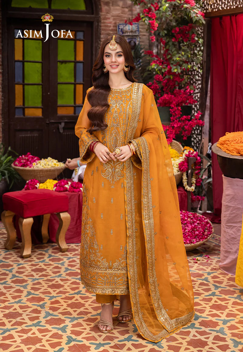 Yellow Pakistani Salwar Suit