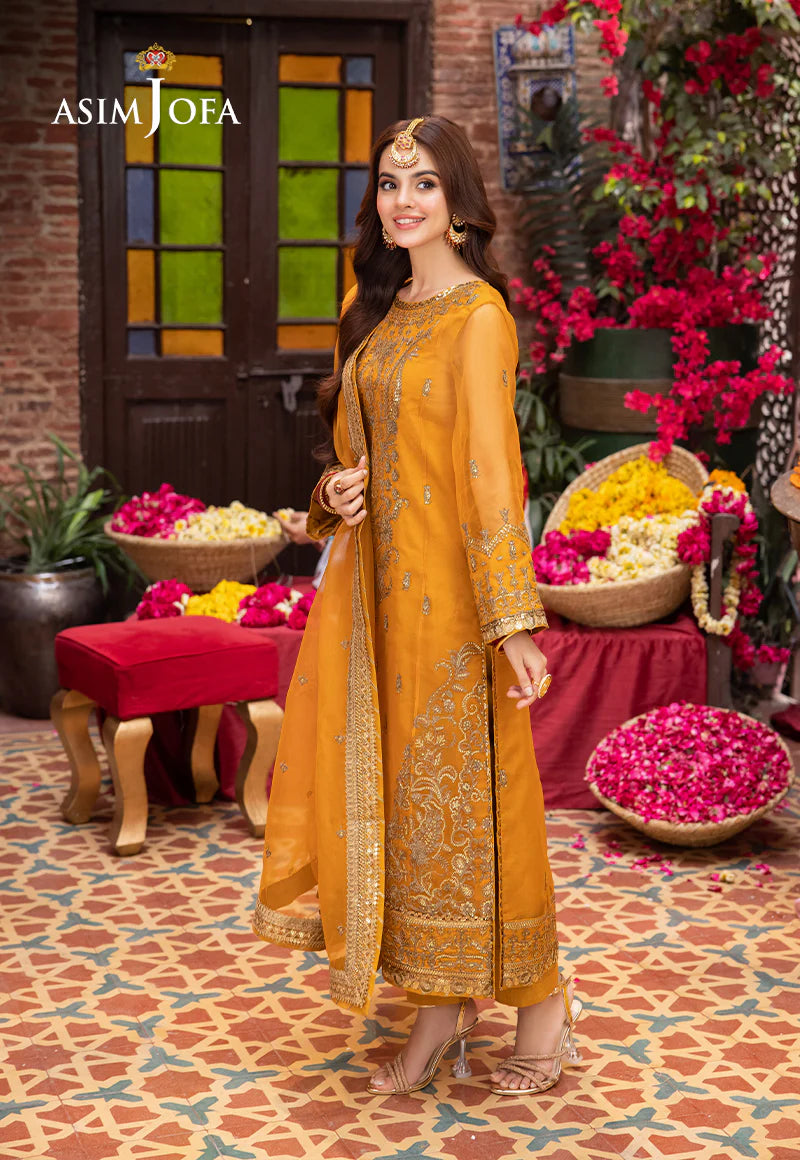 Yellow Pakistani Salwar Suit