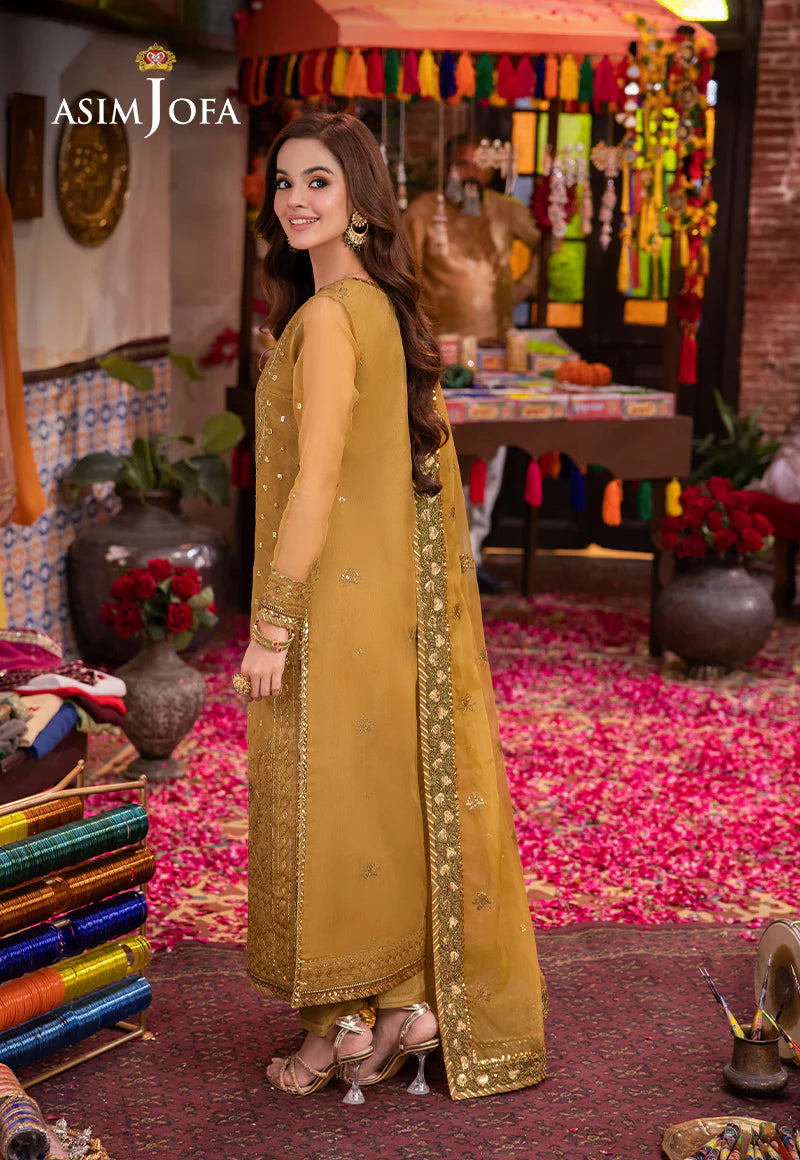 Asim Jofa Golden Festive pakistani salwar suit