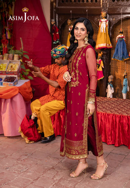 Maroon Festive Pakistani Salwar Suit