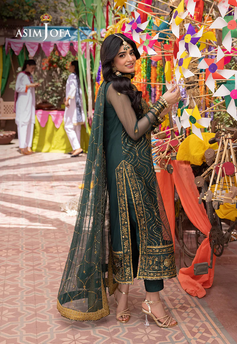 Green Pakistani Women Salwar Suit