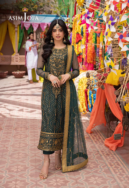 Green Pakistani Women Salwar Suit