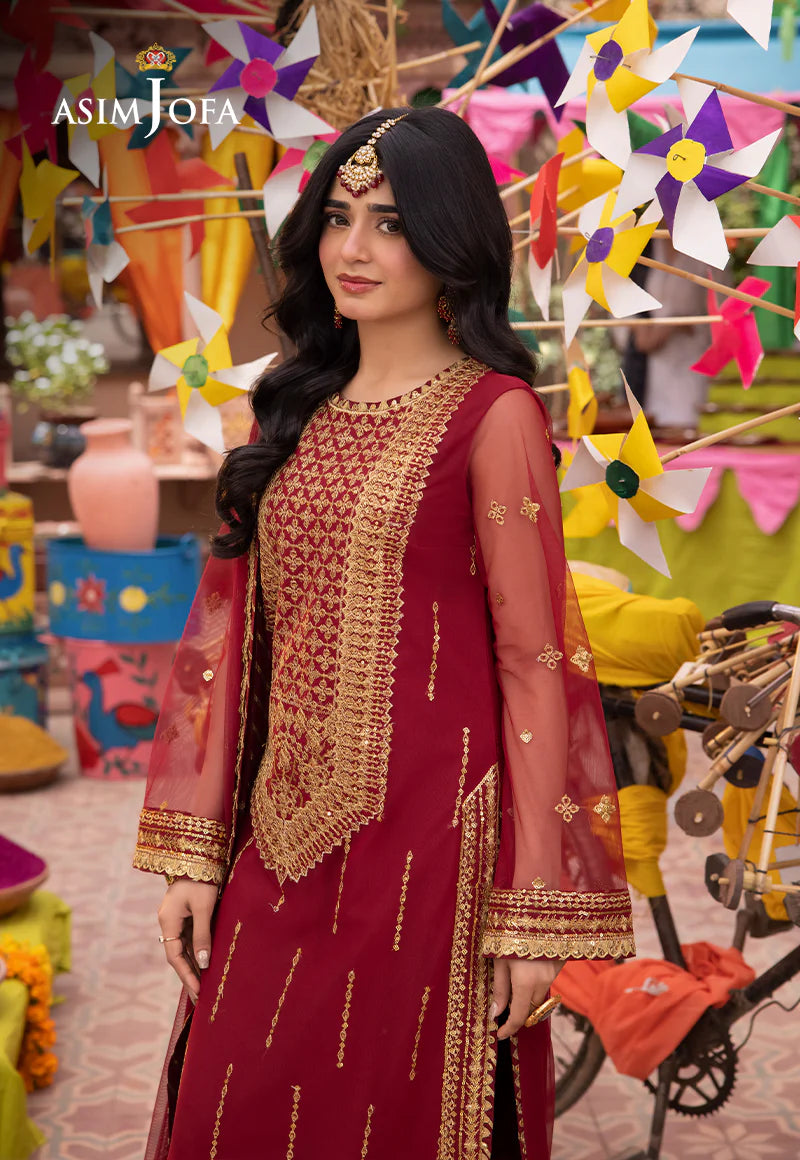 Maroon Pakistani Salwar Suit