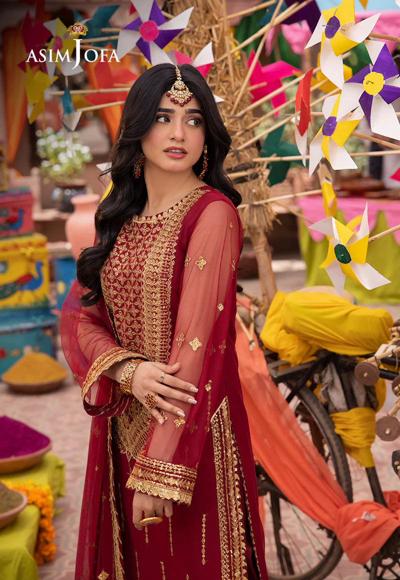 Maroon Pakistani Salwar Suit