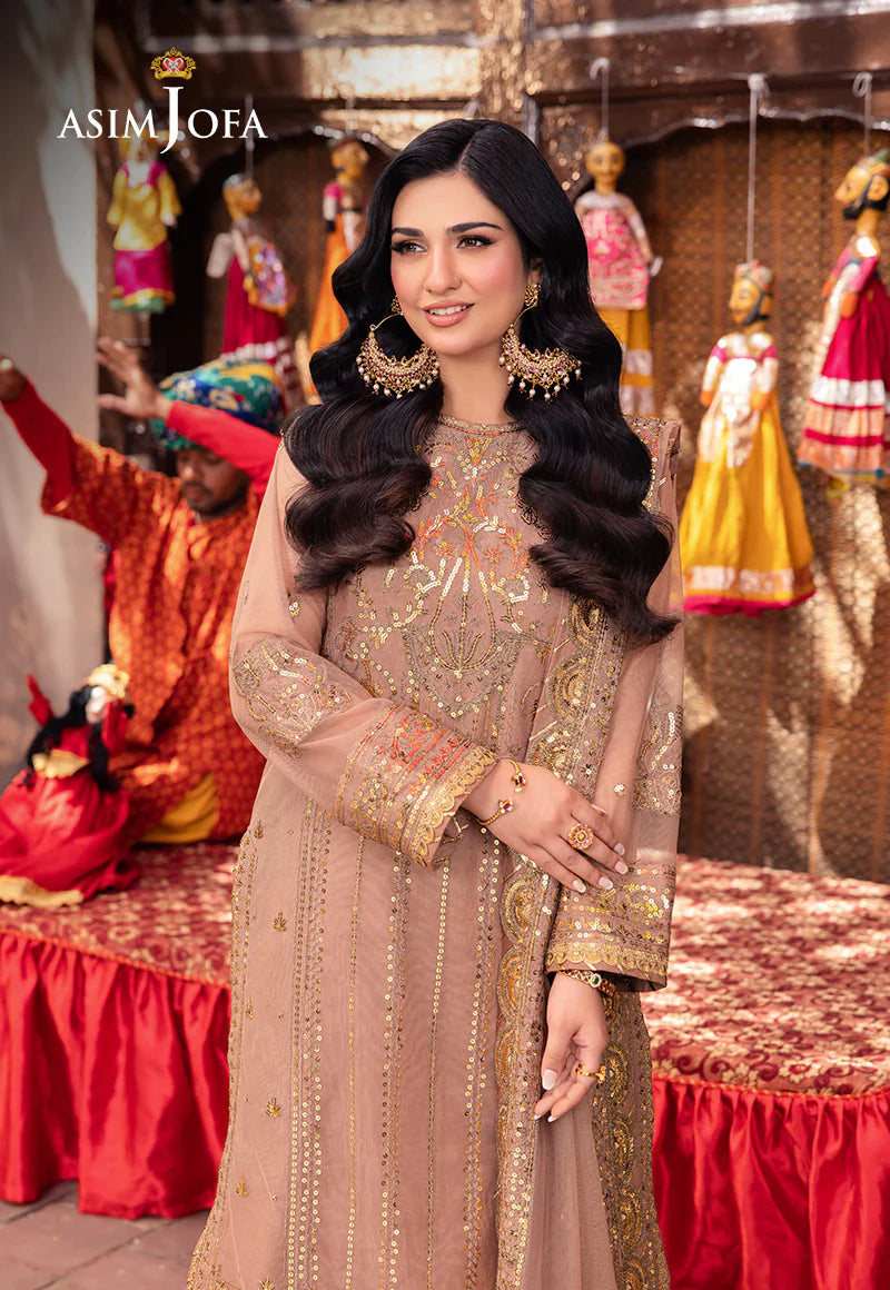 Brown Pakistani Salwar Suit