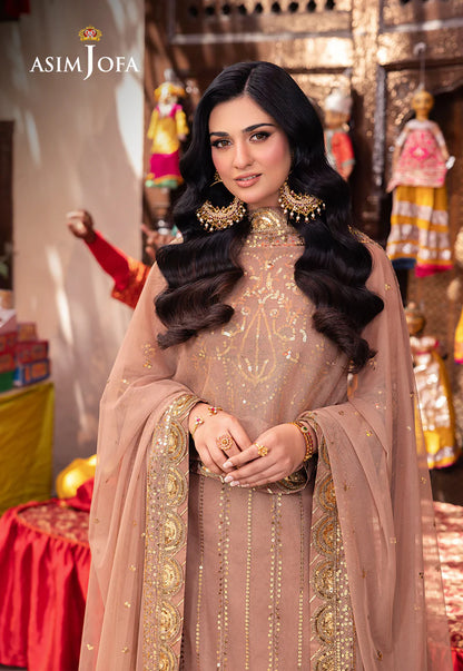 Brown Pakistani Salwar Suit