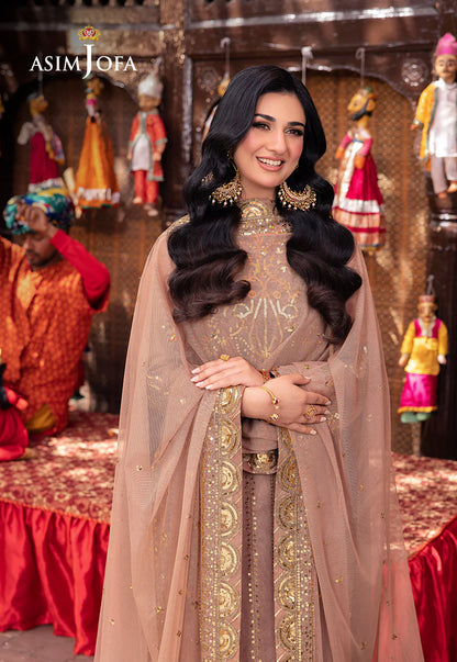 Brown Pakistani Salwar Suit