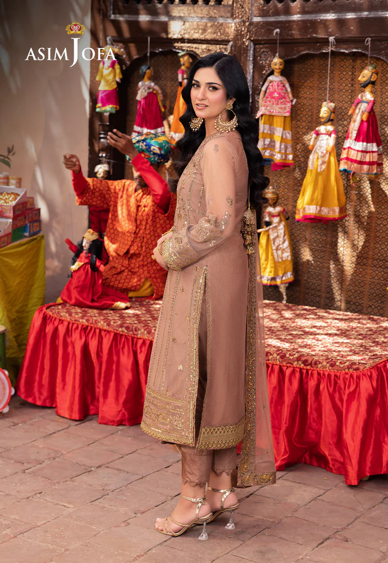 Brown Pakistani Salwar Suit