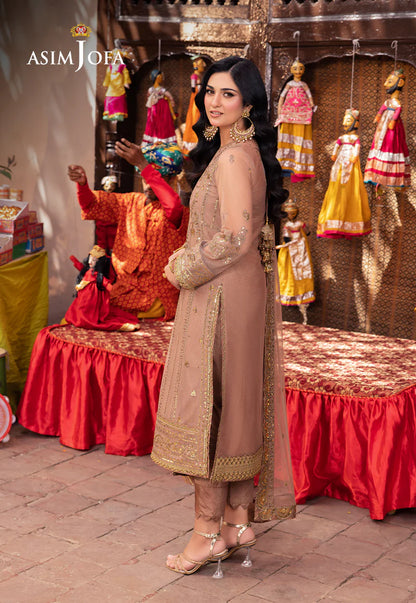 Brown Pakistani Salwar Suit