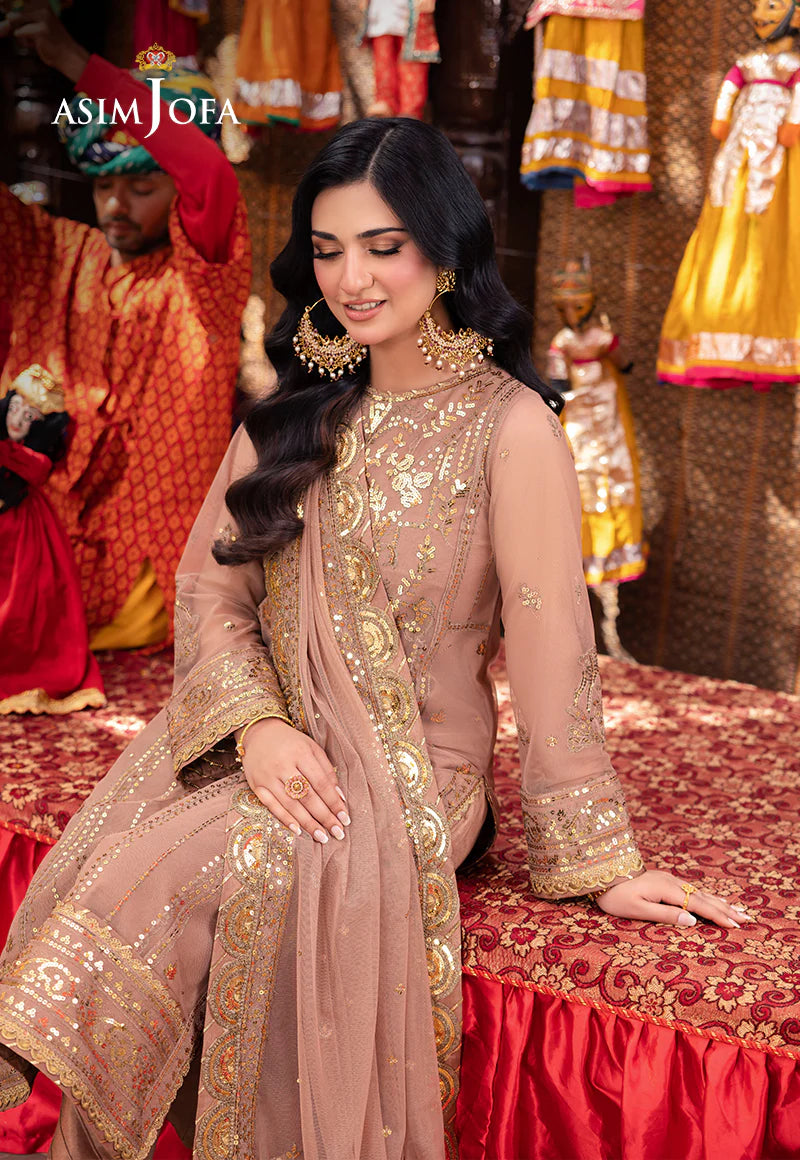 Brown Pakistani Salwar Suit