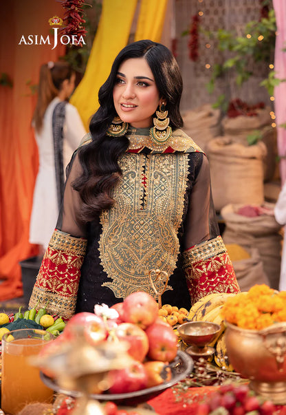 Black Pakistani Salwar Suit