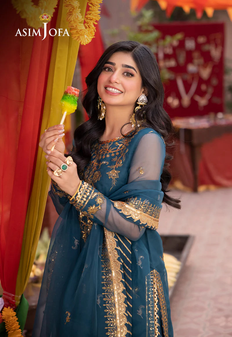 Blue Pakistani Salwar Suit