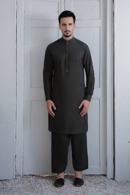 Dark Green Shalwar Kameez Suit MN-007