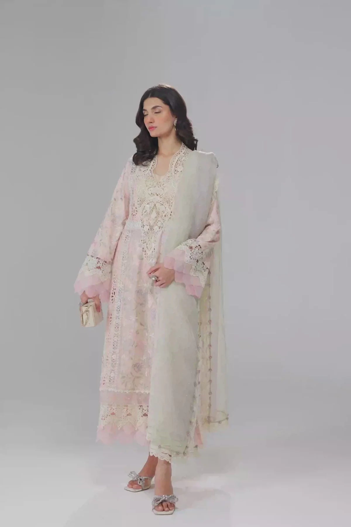 Maria B. Pakistani Lawn Dress