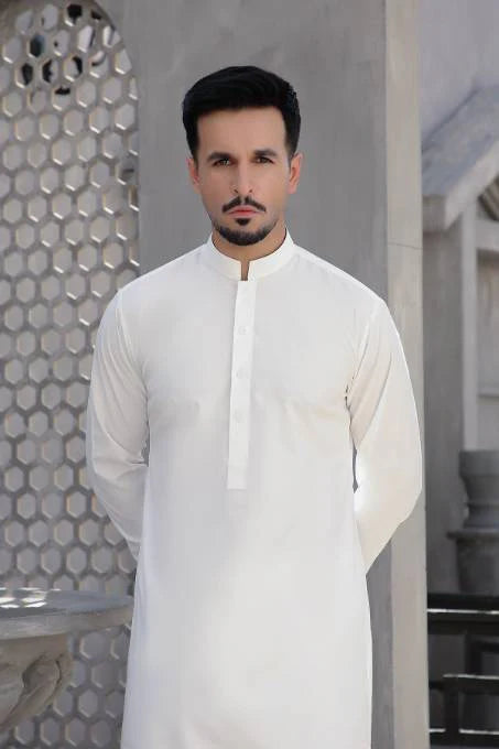 White Kurta & Pants MK-005