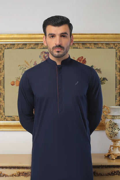 Navy Blue Shalwar Kameez MN-003